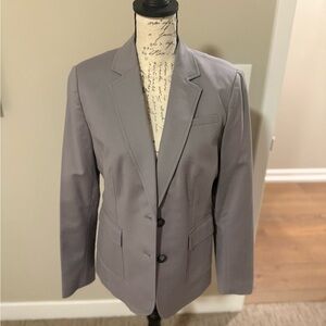 Banana Republic Gray Blazer Classic Suit Jacket